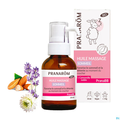 Olio da massaggio biologico per dormire 30 ml