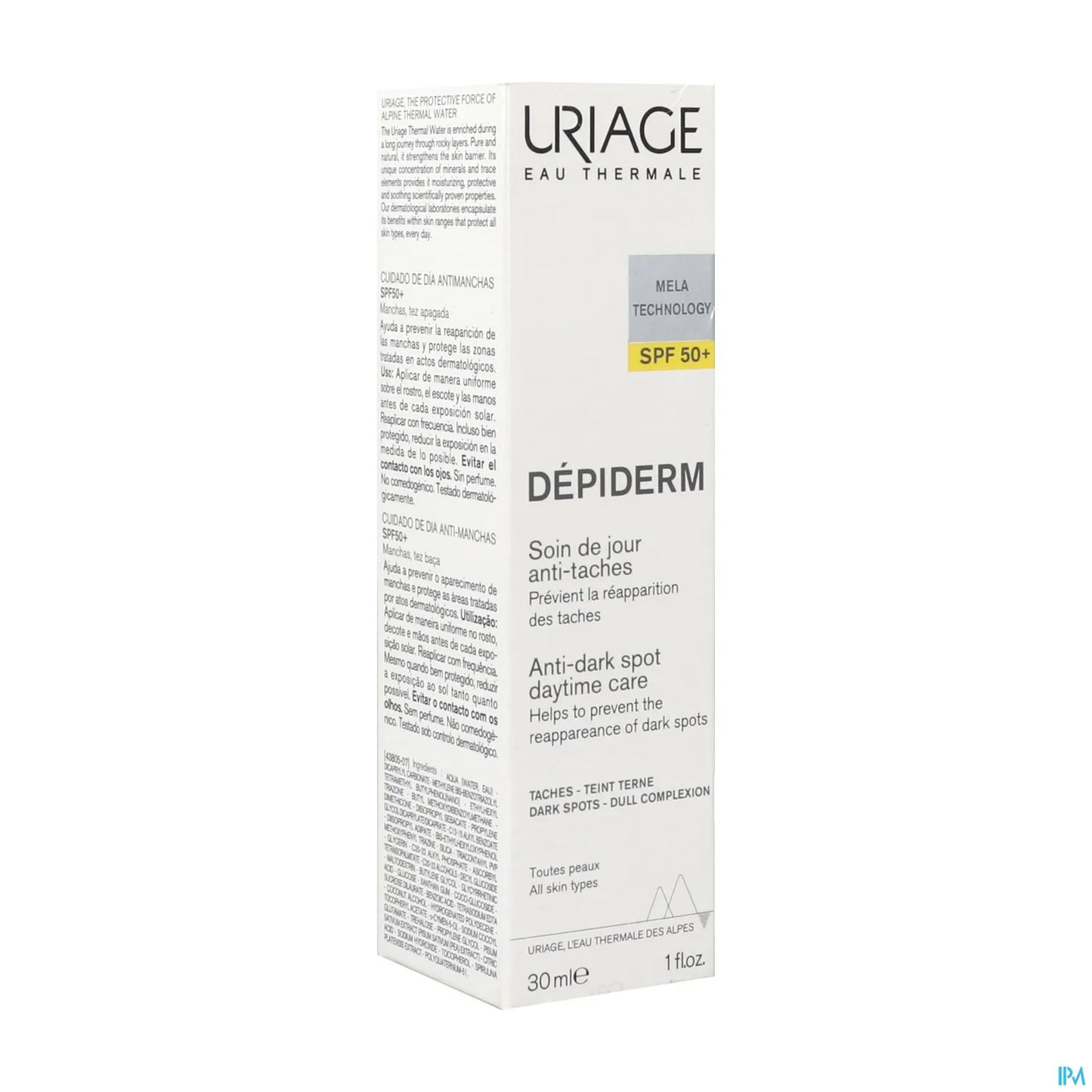 Dépiderm Soin de Jour Anti-Taches SPF50+ 30ml