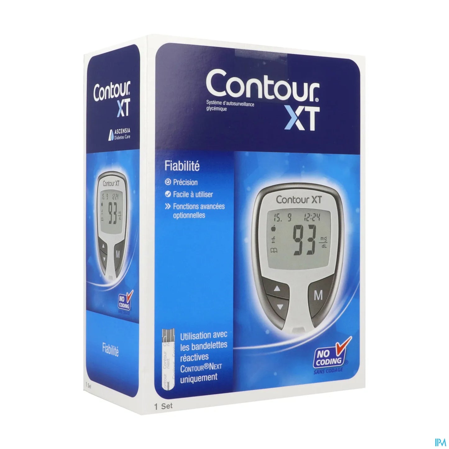 Contour XT Set Lecteur Glycémie Boîte de 1
