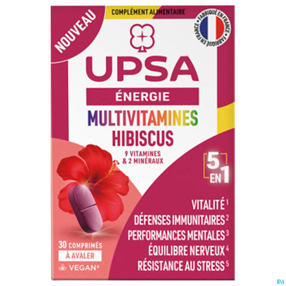 Energie Multivitamines Hibiscus 30 Comprimés