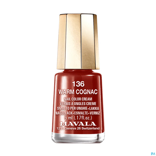 Mavala Vernis à Ongles Warm Cognac 136 Mini Color 5 mL