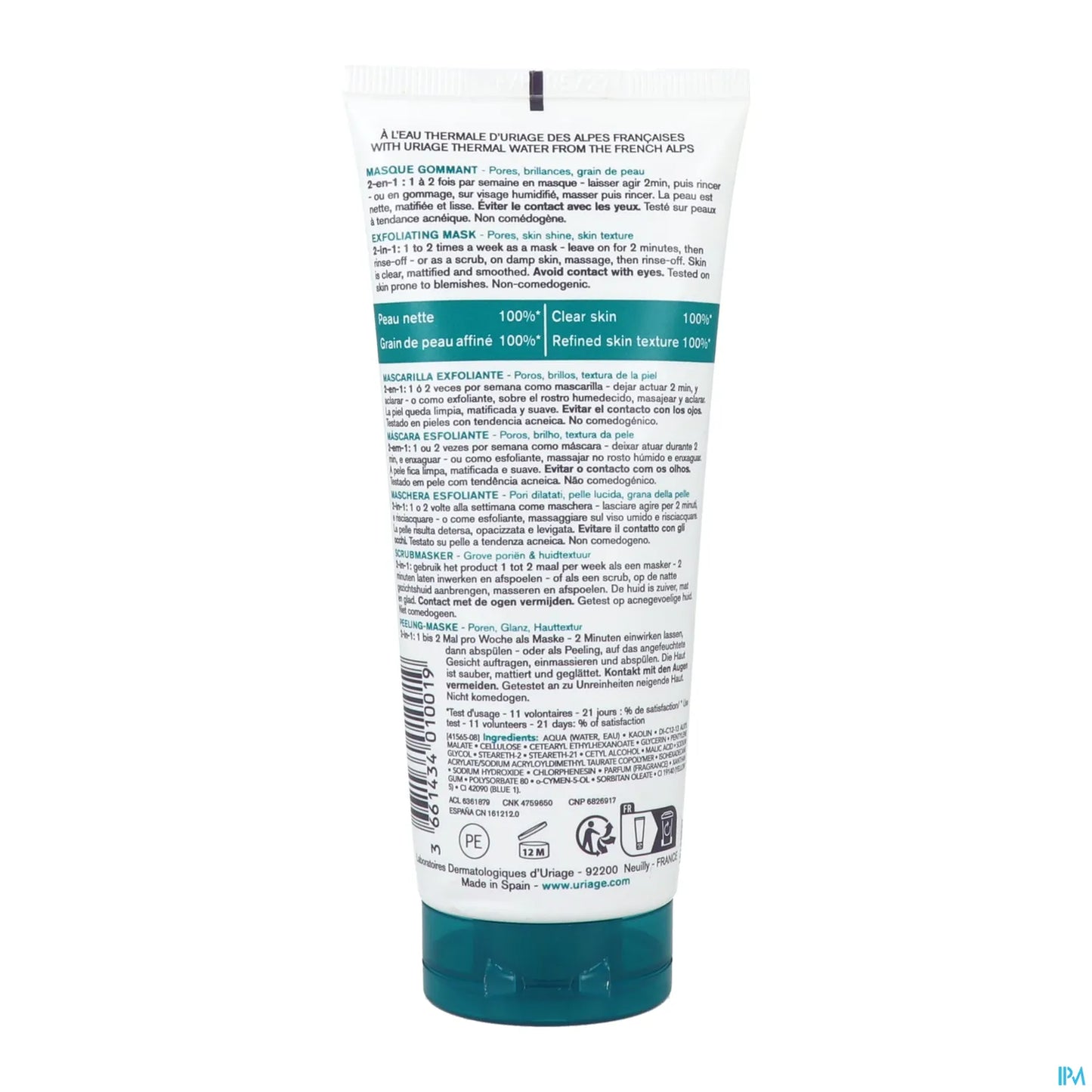 Maschera esfoliante Hyséac 100ml