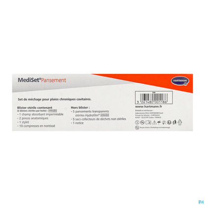 Mediset Pansement Mechage Set Plaies Cavitaire Chroniques X5