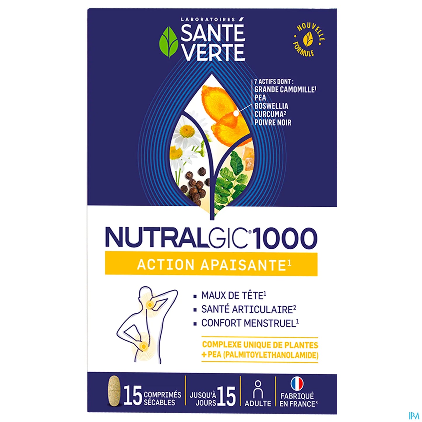 Nutralgic 1000 Comprimés Sécables 15 Unités
