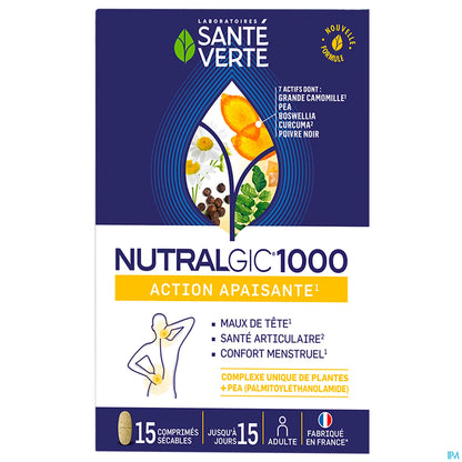 Nutralgic 1000 Comprimés Sécables 15 Unités