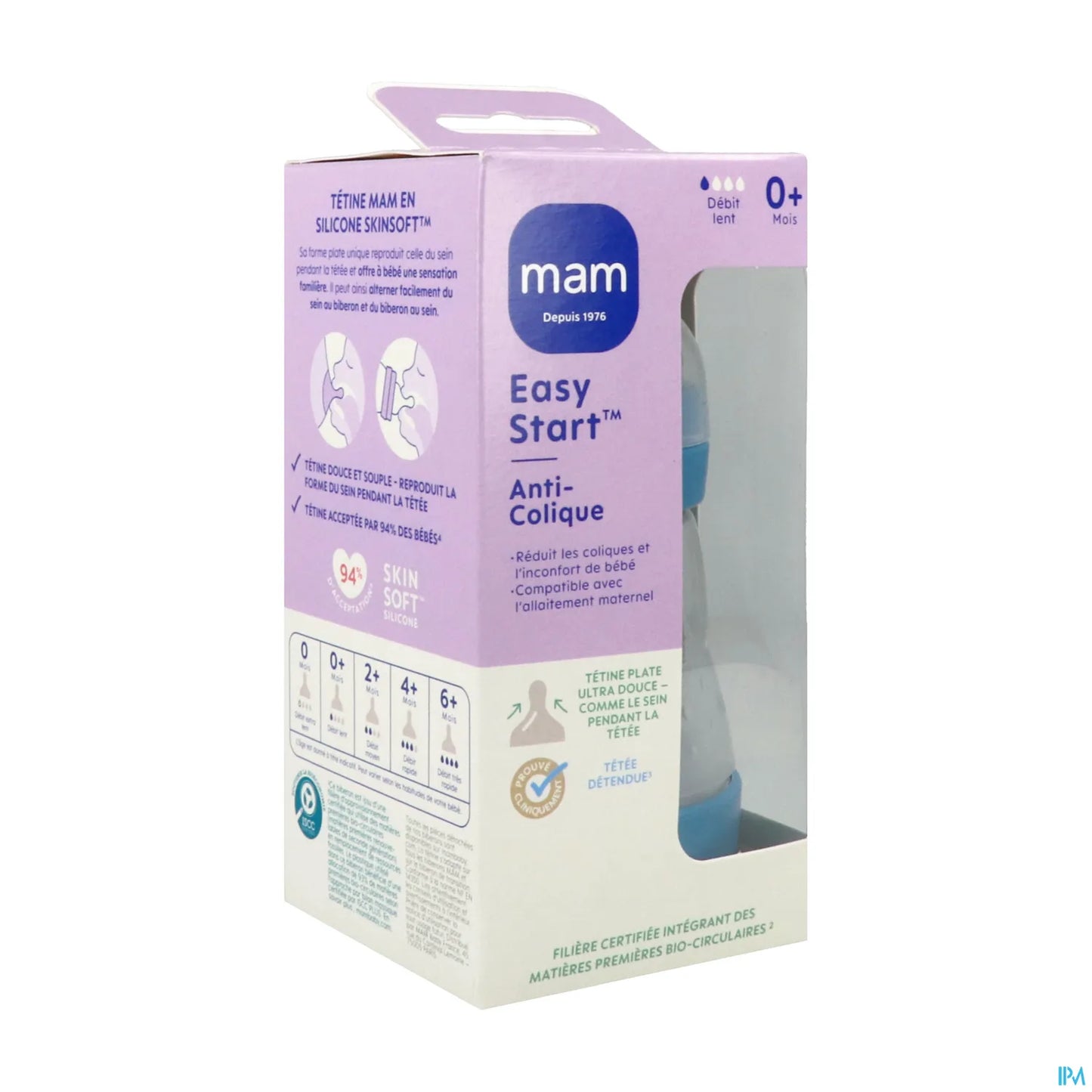 Biberon Easy Start Anti-Colique 160ml Ocean