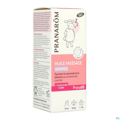 Olio da massaggio biologico per dormire 30 ml