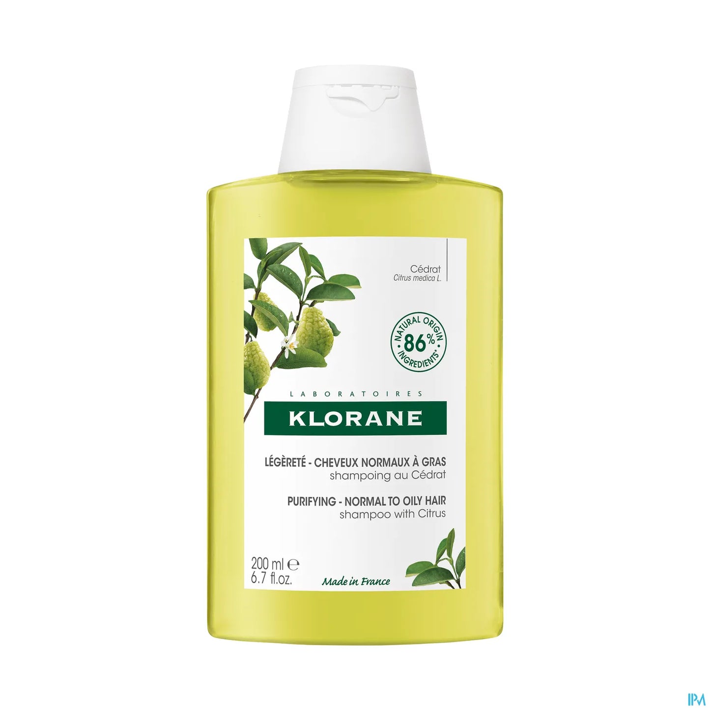 Shampoo Purificante Leggerezza 200ml Cedrat Capelli Normali