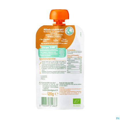 Purea di mango biologica in bustina per bambini 120 g