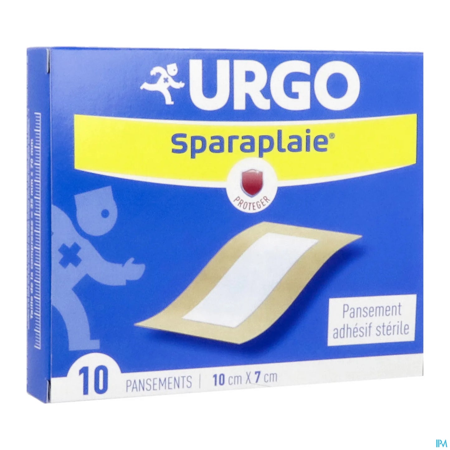 Sparaplaie Pansement Adhésif 10 x 7 cm Boîte de 10