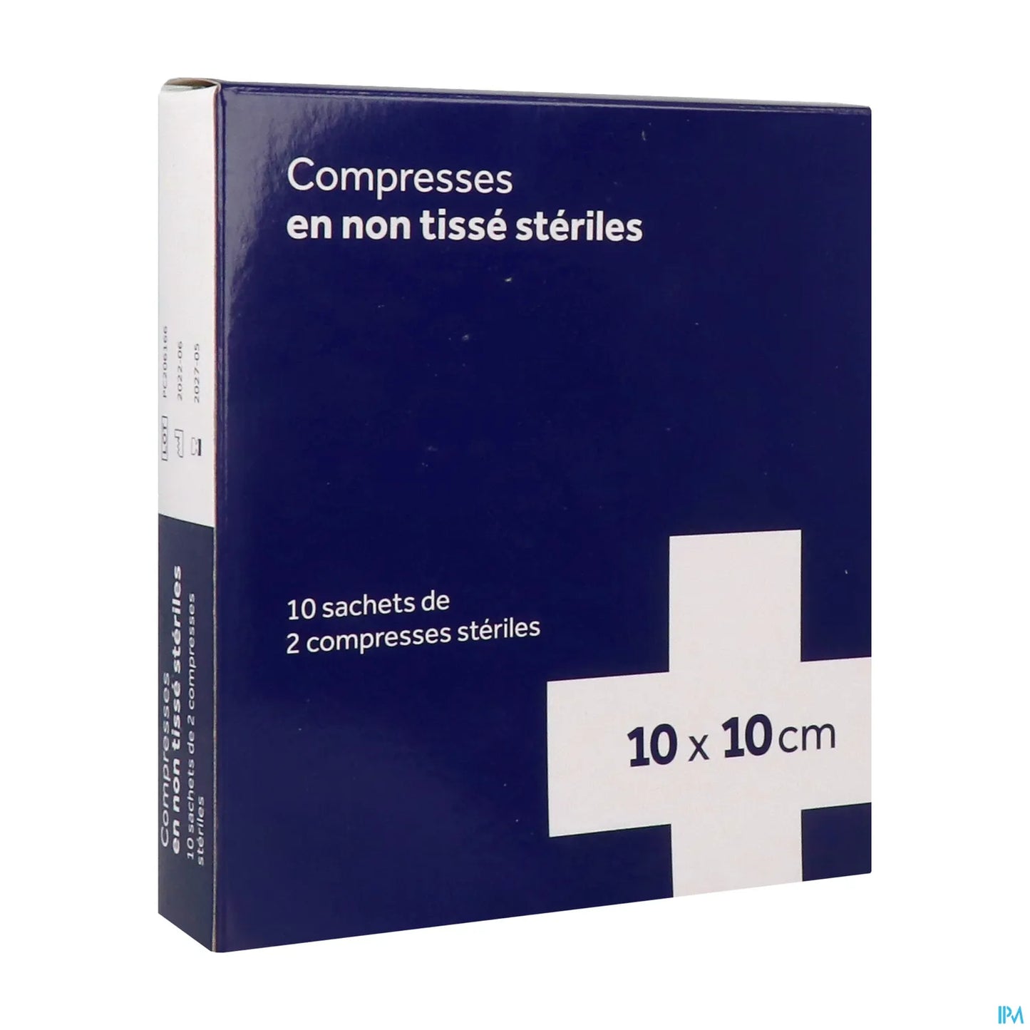 Compressa sterile in tessuto non tessuto 10x10 cm Sacchetti 2 unità x10