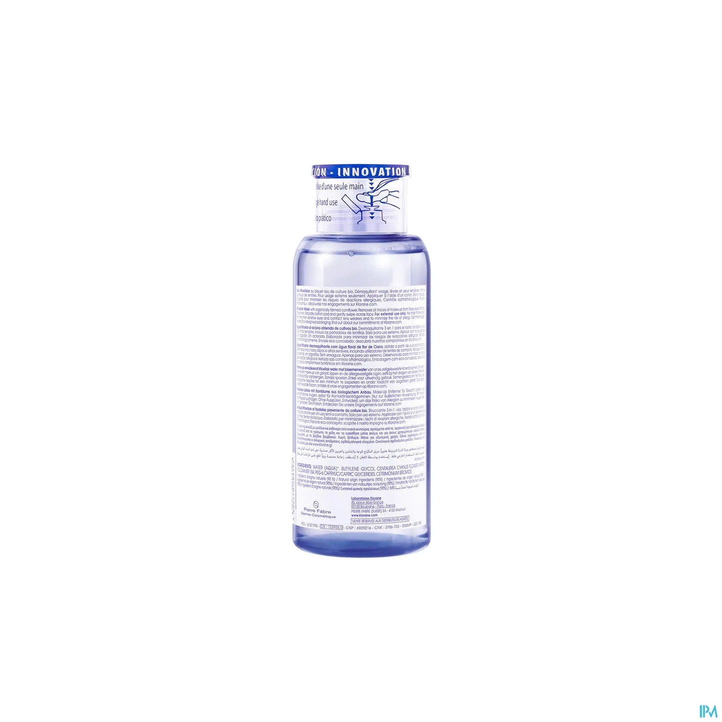 Eau Micellaire Démaquillante 3en1 au Bleuet 400ml
