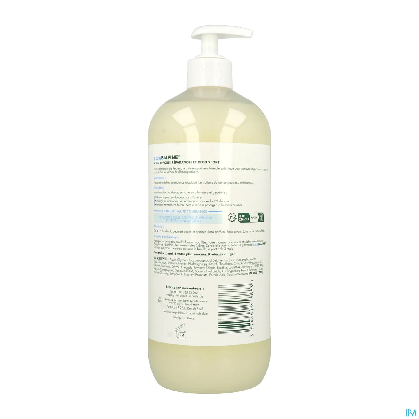Cicabiafine Crema Doccia Lenitiva Anti-Irritazione 1 Litro