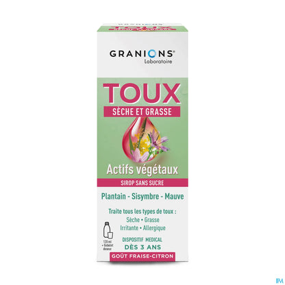 Sciroppo senza zucchero per tosse secca e grassa 120 ml