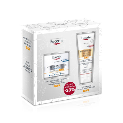 Coffret Hyaluron-Filler 3x Effect SPF30 50 ml et Crème Mains 75 ml