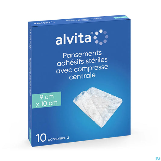 Medicazione adesiva sterile 9x10 cm 10 unità