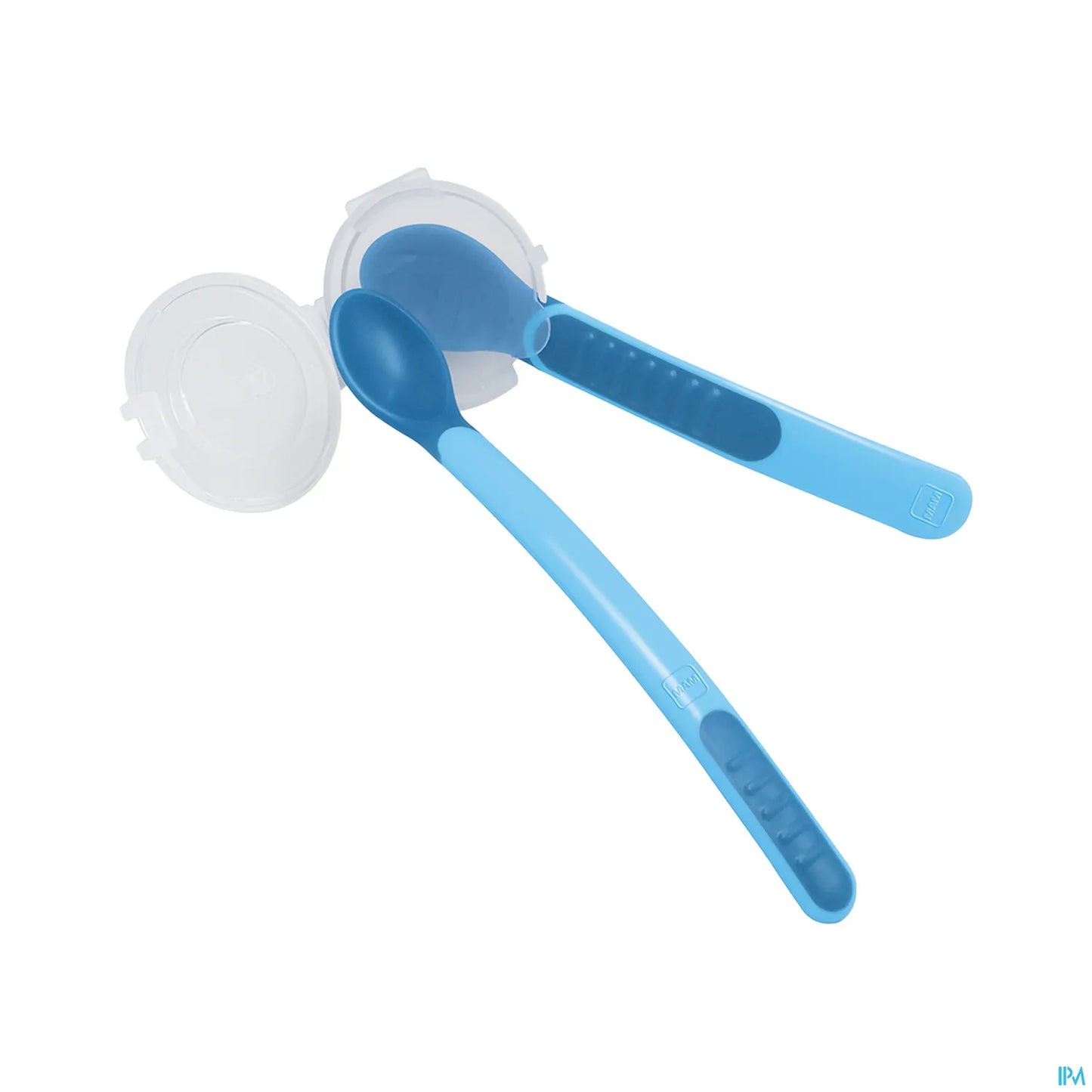 Green Thermo-Sensitive Spoon and Cover x2