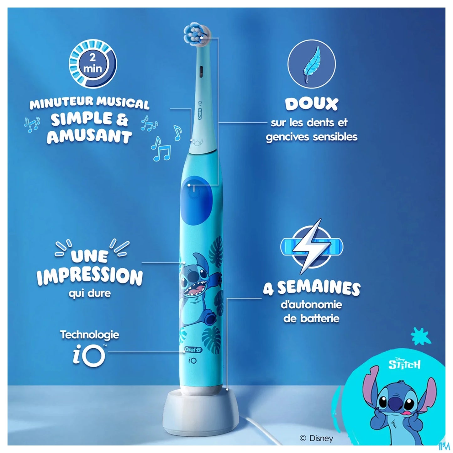 Oral B Junior Dentifrice Stitch 6 Ans et Plus 75 mL