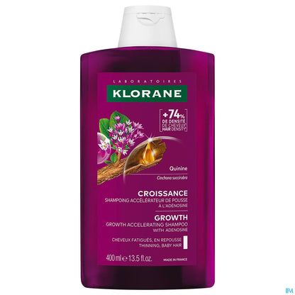 Klorane Shampoing Croissance à la Quinine 400 mL