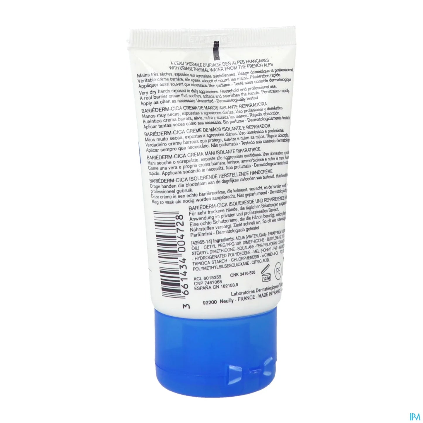Bariéderm Cica Crème Mains Isolante Réparatrice 50ml