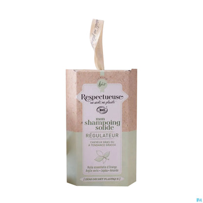 Shampoing Solide Régulateur Bio Cheveux Gras 75g