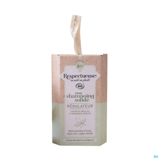Shampoo solido biologico regolatore per capelli grassi 75 g