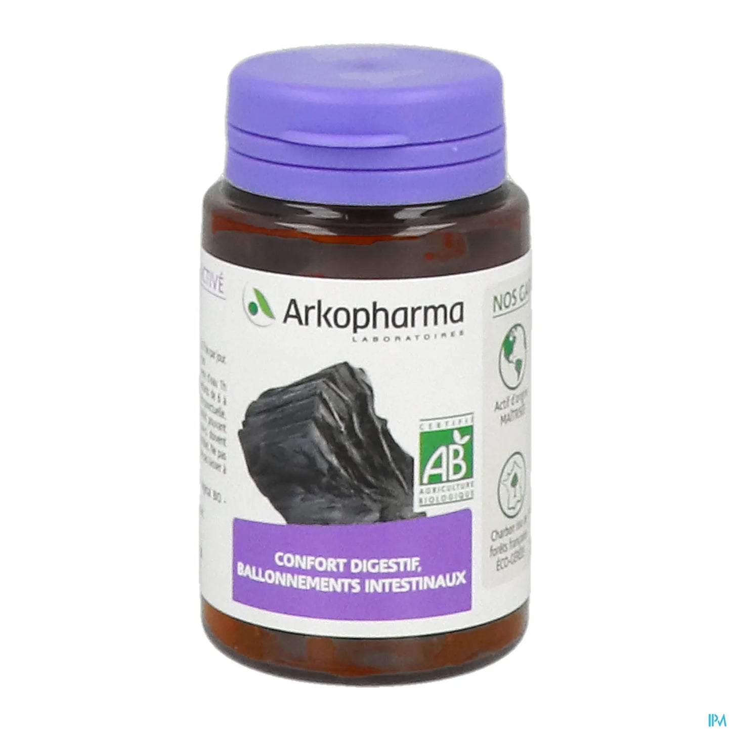 Arkogélules BIO Charbon Végétal Activé 40 Gélules
