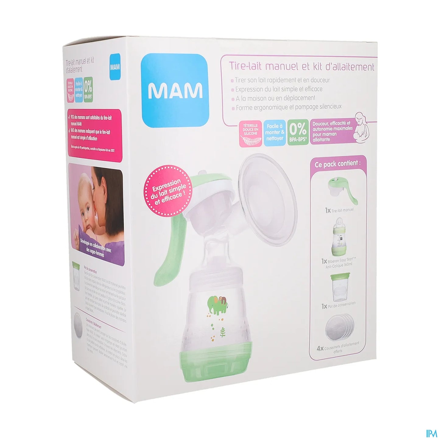 Manual Breast Pump Breastfeeding Kit