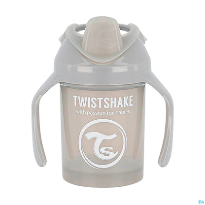 Twistshake Tasse Cup Mini Gris 230 mL 4 Mois et Plus