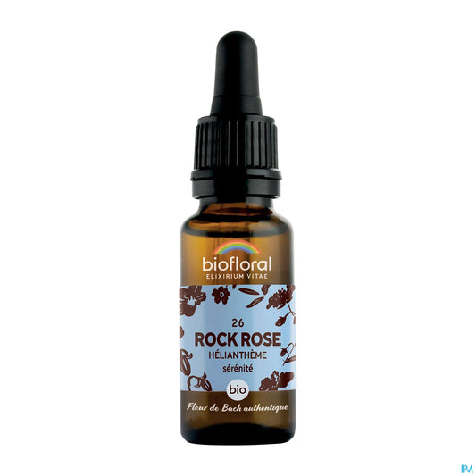 Fleur de Bach Rock Rose Hélianthème 20 mL
