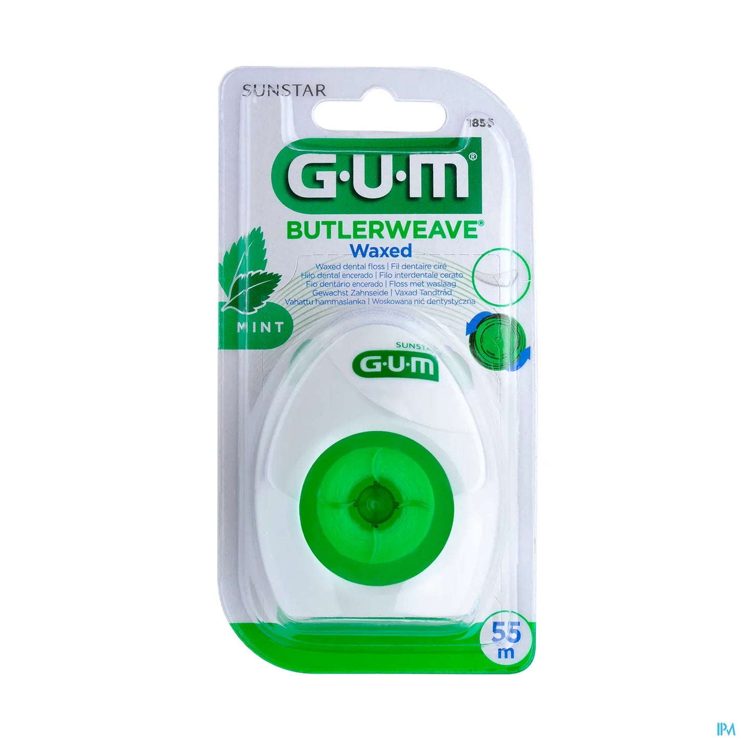 Butlerweave Menthol Waxed Dental Floss 55 meters