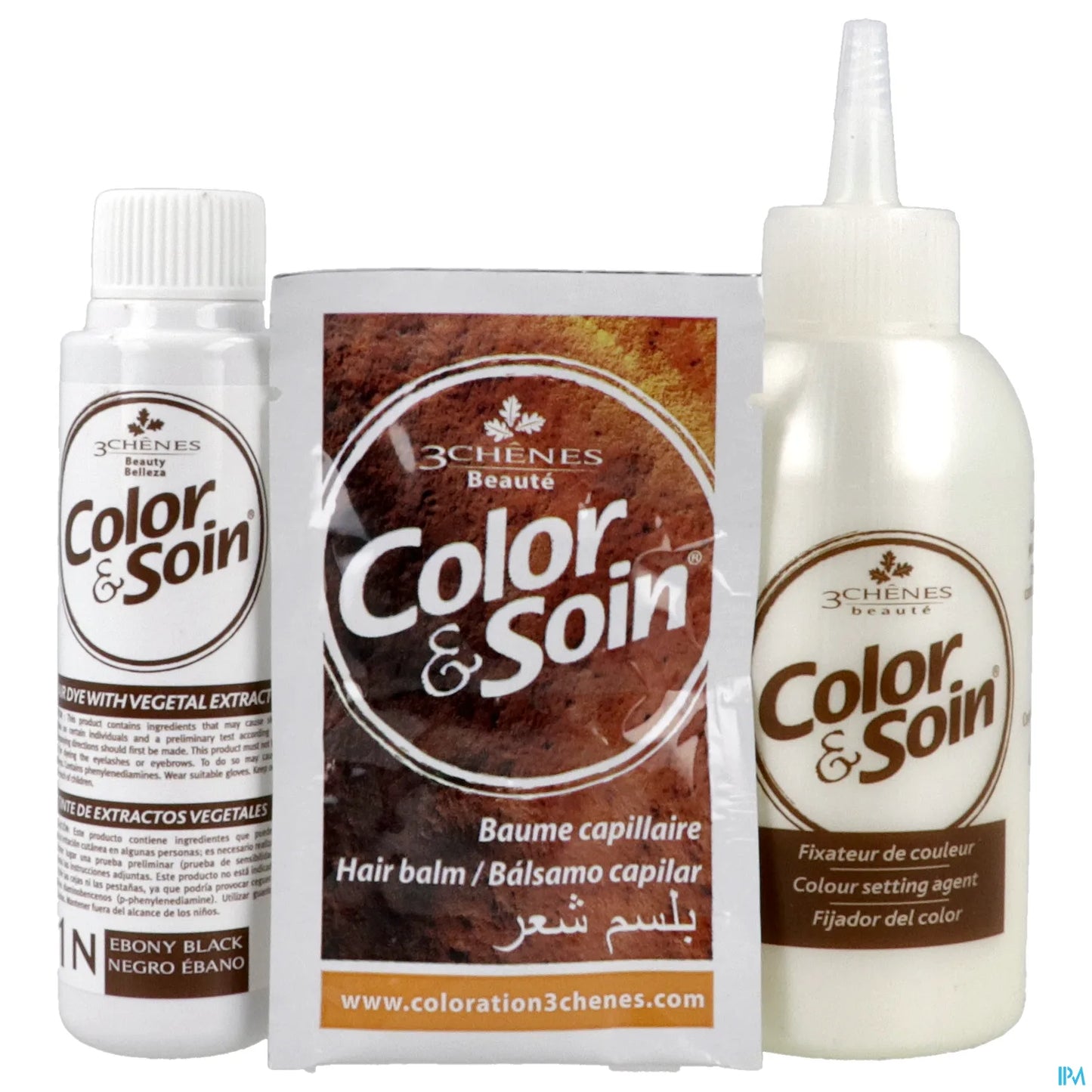 3 Chênes Color &amp; Soin Nero Ebano 1N