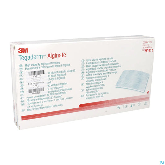 Tegaderm Pansements Alginate 10x20 cm Boîte de 10