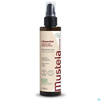 Lozione multiuso per la cura essenziale della maternità biologica 200 ml
