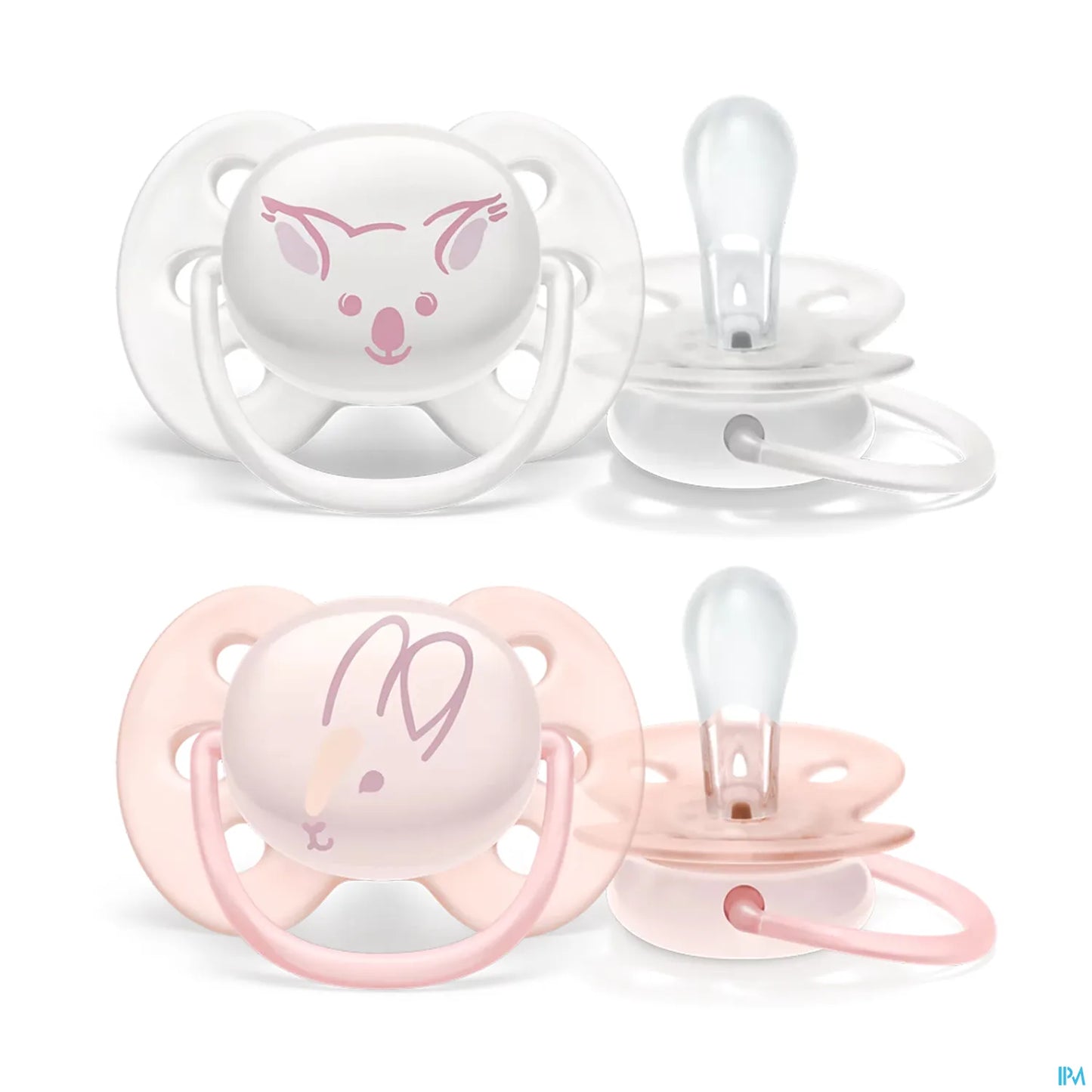 Ciuccio ultra morbido 0-6 mesi Koala Rabbit 2 unità