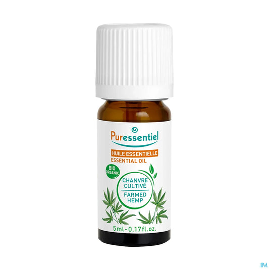 Olio essenziale di canapa coltivata biologicamente 5 ml