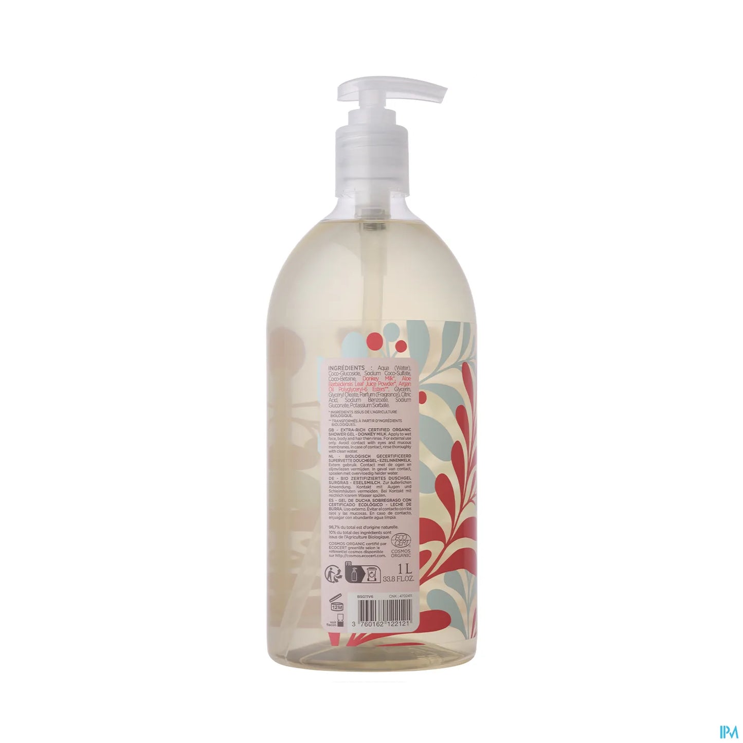 Green Nature Gel Douche Bio Lait d'Ânesse 1L