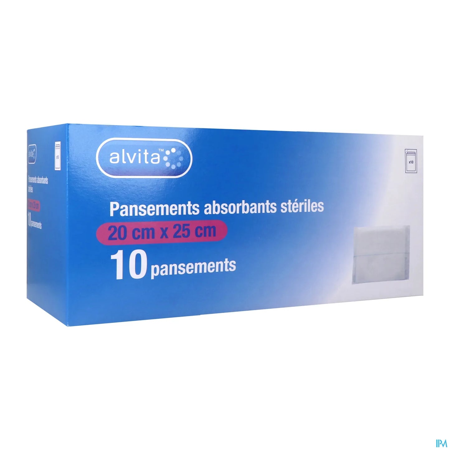 Pansement Absorbant Non Adhésif 20x25 cm 10 unités.
