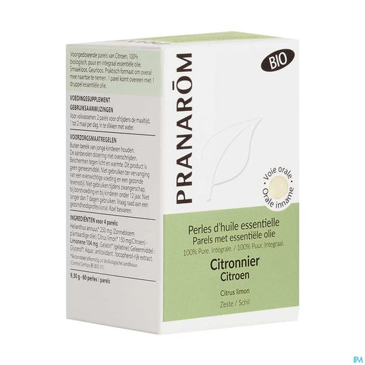 Lemon Tree Essential Oil Pearls 60 units 100 mg