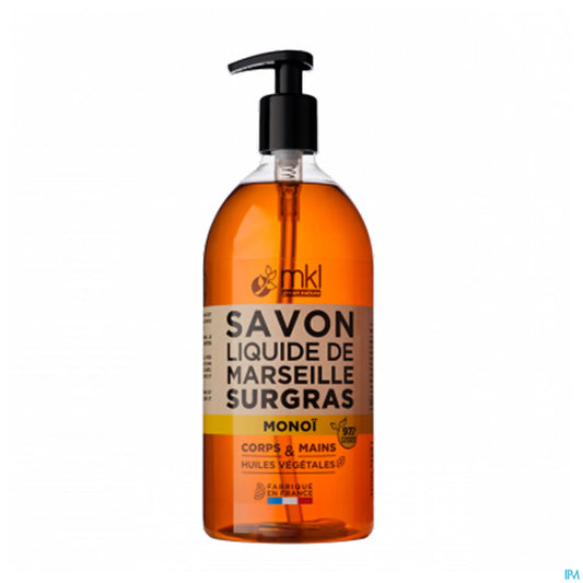Green Nature Liquid Marseille Soap Monoï 1L