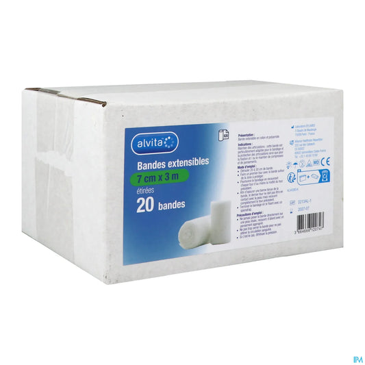 Fascia elastica 7 cm x 3 m 20 unità