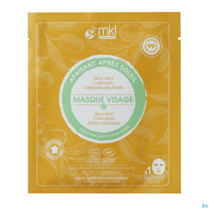 Maschera viso lenitiva in biocellulosa Green Nature 1 unità