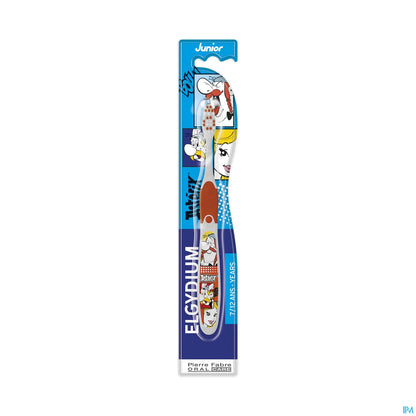 Pierre Fabre Oral Care Elgydium Junior Astérix 7-12 Ans Brosse à Dents Enfant