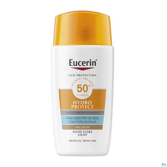 Eucerin Sun Hydro Protect Fluide Ultra Léger Teinté SPF 50+ 50 mL