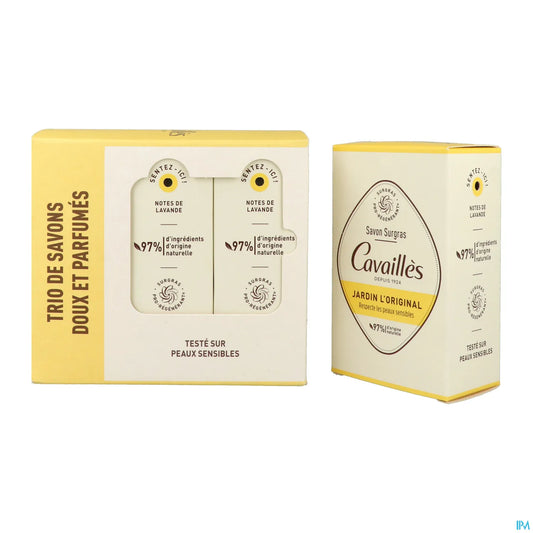 Cavaillès Savon Surgras Jardin l'Original 3 x 200 g