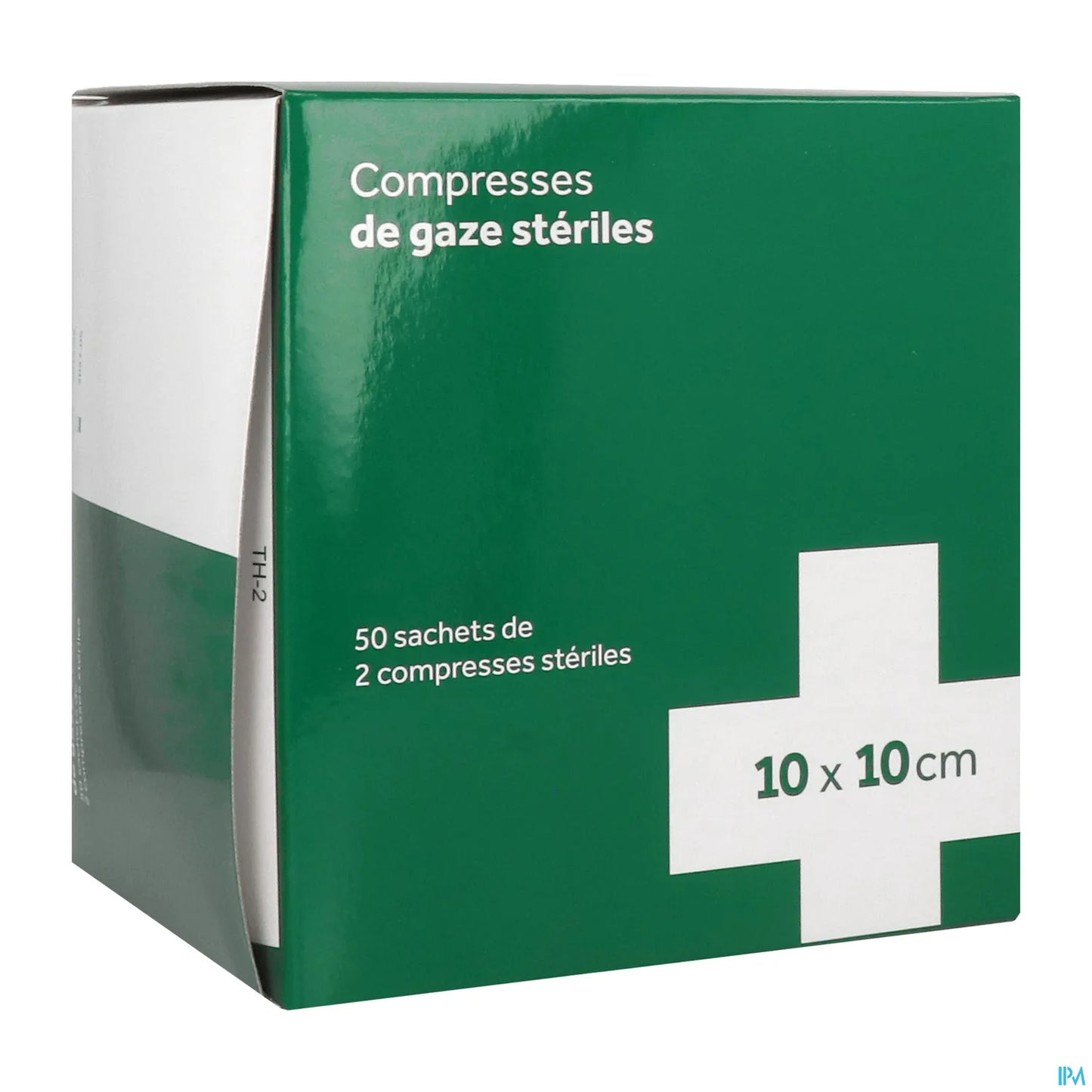 Compresse De Gaze Stérile 10 x 10 cm Sachet 2 x 50