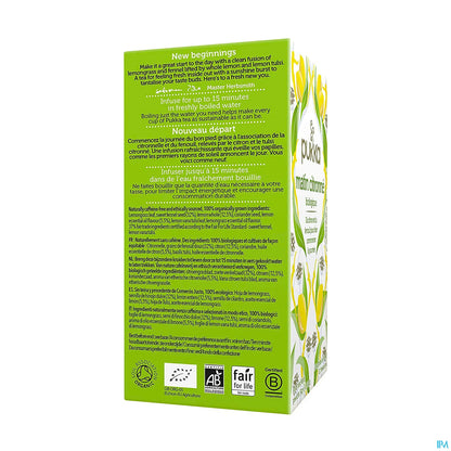Infuso mattutino al limone biologico 20 bustine