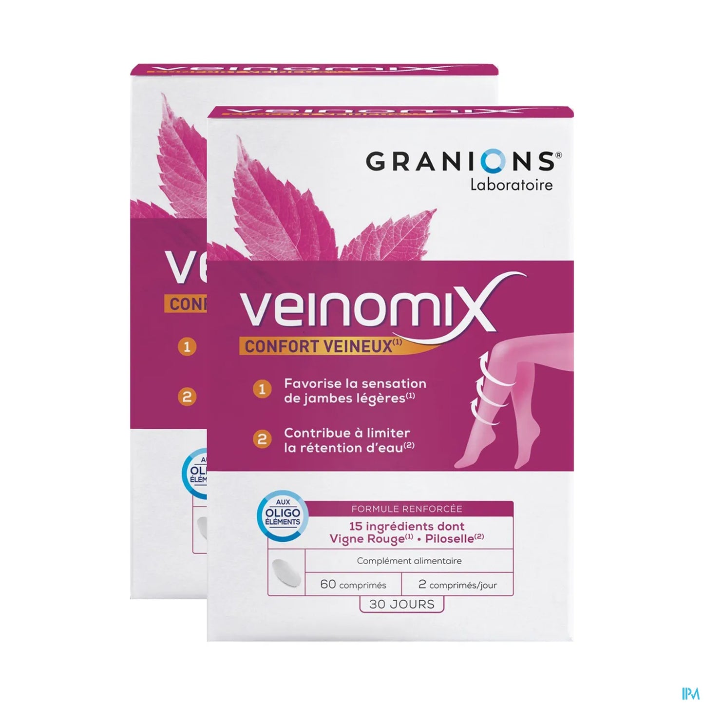 Veinomix Comprimés Pack Eco 2x60
