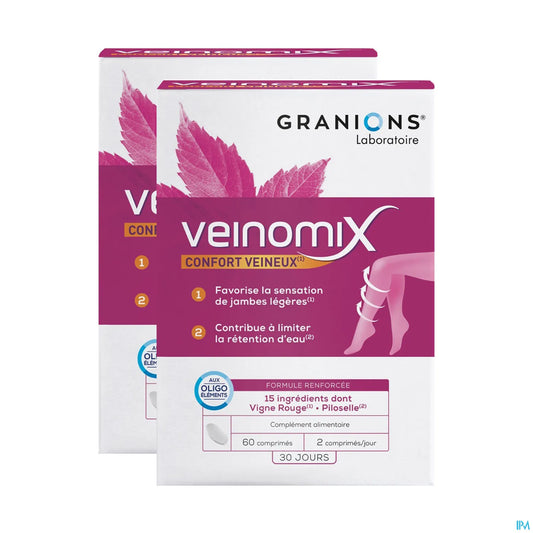 Veinomix Compresse Eco Pack 2x60