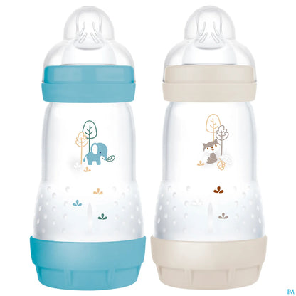 Biberons Easy Start Anti-Colique 260ml Lot de 2 Ocean Sable